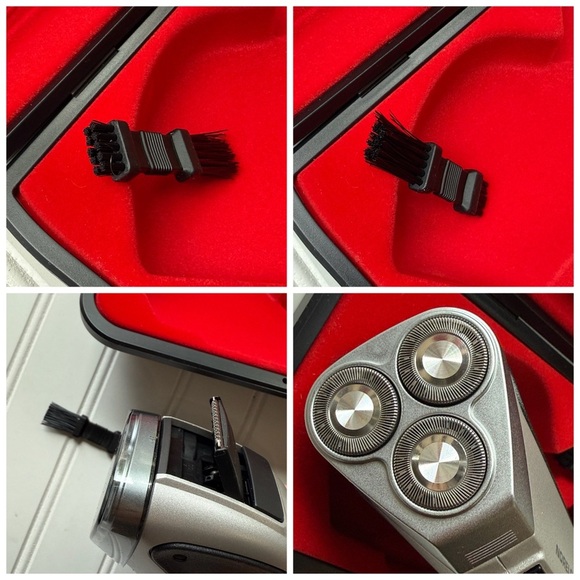 Vintage Norelco Rotatract Razor Electric Shaver HP 1601 Case 1915XR Heads New - Picture 6 of 9